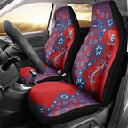 Newcastle Knights NAIDOC Week 2026 Car Seat Cover Aboriginal Lizard Dot Painting - 50 Years of Deadly
