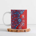 Newcastle Knights NAIDOC Week 2026 Ceramic Mug Aboriginal Lizard Dot Painting - 50 Years of Deadly