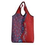 Newcastle Knights NAIDOC Week 2026 Grocery Bag Aboriginal Lizard Dot Painting - 50 Years of Deadly