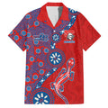 Newcastle Knights NAIDOC Week 2026 Hawaiian Shirt Aboriginal Lizard Dot Painting - 50 Years of Deadly