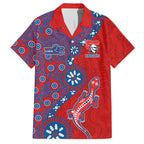 Newcastle Knights NAIDOC Week 2026 Hawaiian Shirt Aboriginal Lizard Dot Painting - 50 Years of Deadly