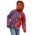 Newcastle Knights NAIDOC Week 2026 Kid Hoodie Aboriginal Lizard Dot Painting - 50 Years of Deadly