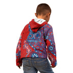 Newcastle Knights NAIDOC Week 2026 Kid Hoodie Aboriginal Lizard Dot Painting - 50 Years of Deadly