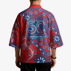 Newcastle Knights NAIDOC Week 2026 Kimono Aboriginal Lizard Dot Painting - 50 Years of Deadly