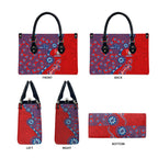 Newcastle Knights NAIDOC Week 2026 Leather Bag Aboriginal Lizard Dot Painting - 50 Years of Deadly