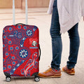Newcastle Knights NAIDOC Week 2026 Luggage Cover Aboriginal Lizard Dot Painting - 50 Years of Deadly