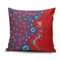 Newcastle Knights NAIDOC Week 2026 Pillow Cover Aboriginal Lizard Dot Painting - 50 Years of Deadly