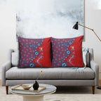 Newcastle Knights NAIDOC Week 2026 Pillow Cover Aboriginal Lizard Dot Painting - 50 Years of Deadly