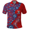 Newcastle Knights NAIDOC Week 2026 Polo Shirt Aboriginal Lizard Dot Painting - 50 Years of Deadly