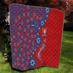 Newcastle Knights NAIDOC Week 2026 Quilt Aboriginal Lizard Dot Painting - 50 Years of Deadly