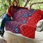 Newcastle Knights NAIDOC Week 2026 Quilt Aboriginal Lizard Dot Painting - 50 Years of Deadly