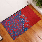 Newcastle Knights NAIDOC Week 2026 Rubber Doormat Aboriginal Lizard Dot Painting - 50 Years of Deadly
