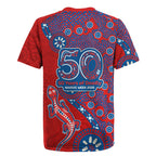 Newcastle Knights NAIDOC Week 2026 Rugby Jersey Aboriginal Lizard Dot Painting - 50 Years of Deadly