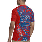 Newcastle Knights NAIDOC Week 2026 Rugby Jersey Aboriginal Lizard Dot Painting - 50 Years of Deadly