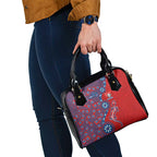 Newcastle Knights NAIDOC Week 2026 Shoulder Handbag Aboriginal Lizard Dot Painting - 50 Years of Deadly