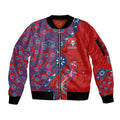 Newcastle Knights NAIDOC Week 2026 Sleeve Zip Bomber Jacket Aboriginal Lizard Dot Painting - 50 Years of Deadly