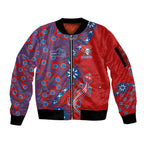 Newcastle Knights NAIDOC Week 2026 Sleeve Zip Bomber Jacket Aboriginal Lizard Dot Painting - 50 Years of Deadly