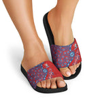 Newcastle Knights NAIDOC Week 2026 Slide Sandals Aboriginal Lizard Dot Painting - 50 Years of Deadly