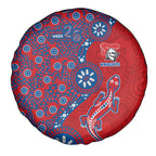 Newcastle Knights NAIDOC Week 2026 Spare Tire Cover Aboriginal Lizard Dot Painting - 50 Years of Deadly
