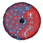 Newcastle Knights NAIDOC Week 2026 Spare Tire Cover Aboriginal Lizard Dot Painting - 50 Years of Deadly