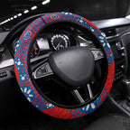 Newcastle Knights NAIDOC Week 2026 Steering Wheel Cover Aboriginal Lizard Dot Painting - 50 Years of Deadly