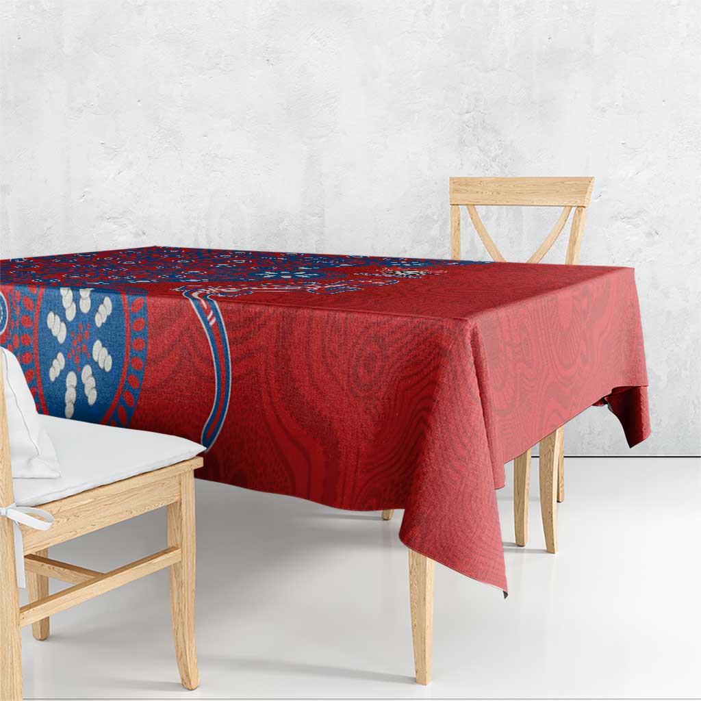Newcastle Knights NAIDOC Week 2026 Tablecloth Aboriginal Lizard Dot Painting - 50 Years of Deadly