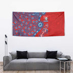 Newcastle Knights NAIDOC Week 2026 Tapestry Aboriginal Lizard Dot Painting - 50 Years of Deadly
