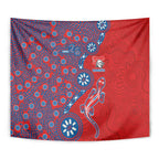 Newcastle Knights NAIDOC Week 2026 Tapestry Aboriginal Lizard Dot Painting - 50 Years of Deadly