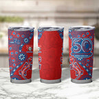 Newcastle Knights NAIDOC Week 2026 Tumbler Cup Aboriginal Lizard Dot Painting - 50 Years of Deadly