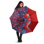 Newcastle Knights NAIDOC Week 2026 Umbrella Aboriginal Lizard Dot Painting - 50 Years of Deadly
