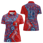 Newcastle Knights NAIDOC Week 2026 Women Polo Shirt Aboriginal Lizard Dot Painting - 50 Years of Deadly