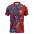 Newcastle Knights NAIDOC Week 2026 Zipper Polo Shirt Aboriginal Lizard Dot Painting - 50 Years of Deadly