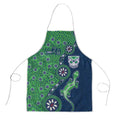 New Zealand Warriors NAIDOC Week 2026 Apron Aboriginal Lizard Dot Painting - 50 Years of Deadly