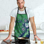 New Zealand Warriors NAIDOC Week 2026 Apron Aboriginal Lizard Dot Painting - 50 Years of Deadly