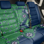 New Zealand Warriors NAIDOC Week 2026 Back Car Seat Cover Aboriginal Lizard Dot Painting - 50 Years of Deadly