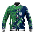 New Zealand Warriors NAIDOC Week 2026 Baseball Jacket Aboriginal Lizard Dot Painting - 50 Years of Deadly