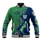 New Zealand Warriors NAIDOC Week 2026 Baseball Jacket Aboriginal Lizard Dot Painting - 50 Years of Deadly