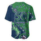 New Zealand Warriors NAIDOC Week 2026 Baseball Jersey Aboriginal Lizard Dot Painting - 50 Years of Deadly