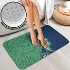 New Zealand Warriors NAIDOC Week 2026 Bathroom Set Aboriginal Lizard Dot Painting - 50 Years of Deadly
