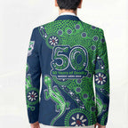 New Zealand Warriors NAIDOC Week 2026 Blazer Aboriginal Lizard Dot Painting - 50 Years of Deadly