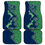 New Zealand Warriors NAIDOC Week 2026 Car Mats Aboriginal Lizard Dot Painting - 50 Years of Deadly