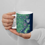 New Zealand Warriors NAIDOC Week 2026 Ceramic Mug Aboriginal Lizard Dot Painting - 50 Years of Deadly