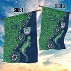 New Zealand Warriors NAIDOC Week 2026 Garden Flag Aboriginal Lizard Dot Painting - 50 Years of Deadly