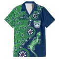 New Zealand Warriors NAIDOC Week 2026 Hawaiian Shirt Aboriginal Lizard Dot Painting - 50 Years of Deadly