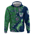 New Zealand Warriors NAIDOC Week 2026 Hoodie Aboriginal Lizard Dot Painting - 50 Years of Deadly