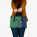 New Zealand Warriors NAIDOC Week 2026 Leather Bag Aboriginal Lizard Dot Painting - 50 Years of Deadly