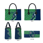 New Zealand Warriors NAIDOC Week 2026 Leather Bag Aboriginal Lizard Dot Painting - 50 Years of Deadly