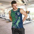 New Zealand Warriors NAIDOC Week 2026 Men Tank Top Aboriginal Lizard Dot Painting - 50 Years of Deadly