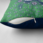 New Zealand Warriors NAIDOC Week 2026 Pillow Cover Aboriginal Lizard Dot Painting - 50 Years of Deadly