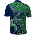 New Zealand Warriors NAIDOC Week 2026 Polo Shirt Aboriginal Lizard Dot Painting - 50 Years of Deadly